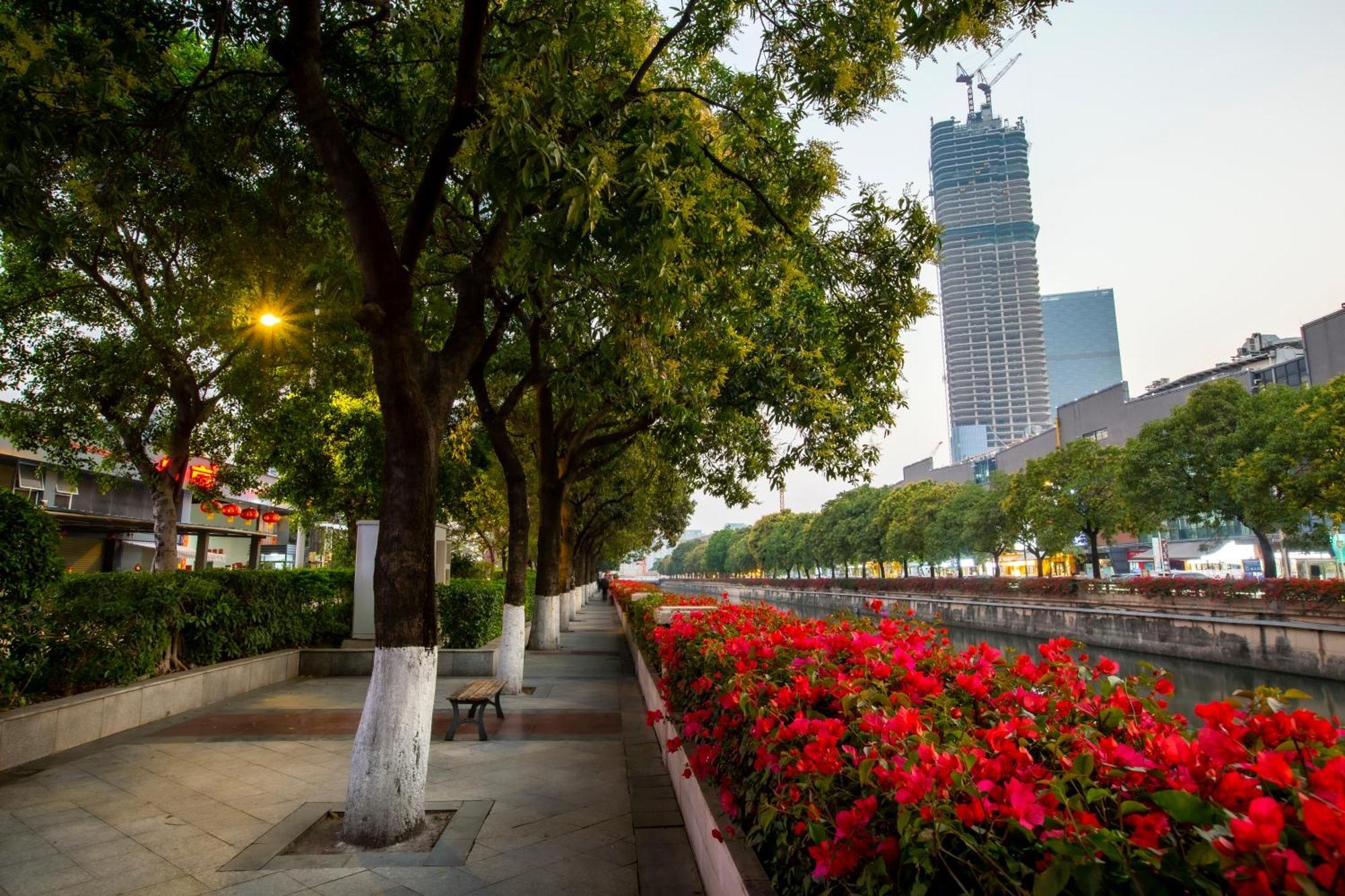 Meihao Mingyue Hotel International Finance City Keyun Road Metro Branch Guangzhou Buitenkant foto